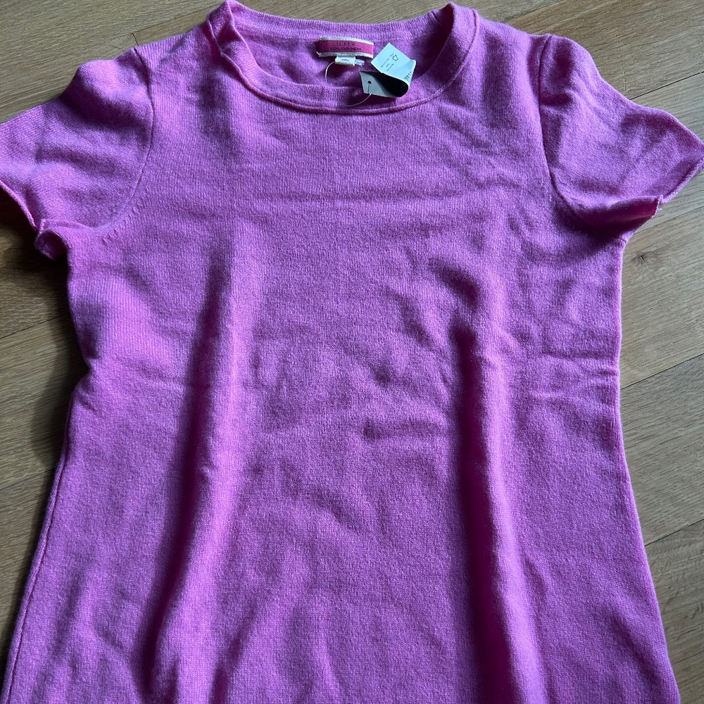 J.crew Short sleeve cashmere sweater Size Small